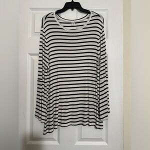 Old Navy Bell Sleeve Striped Shirt XXL